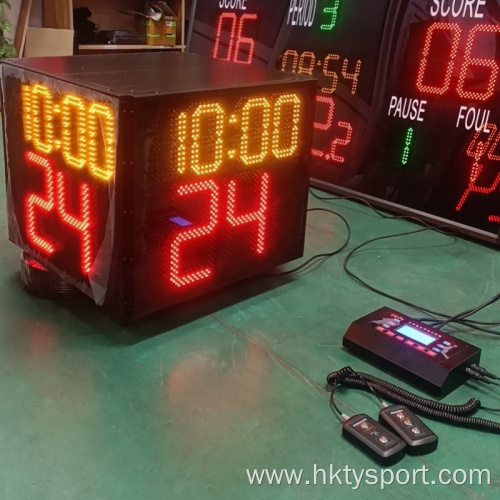 Professional Wireless LED 4-Sided 24-Second Shot Clock